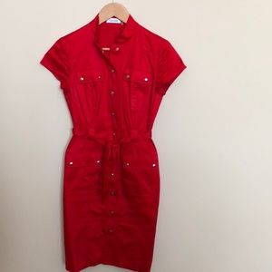 Very flattering Calvin Klein fitted dress Size 4
